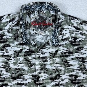 Robert Graham Men's Camo Print Short Sleeve Button Down‎ Shirt